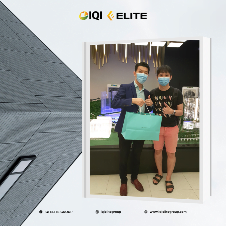 john teh with customer