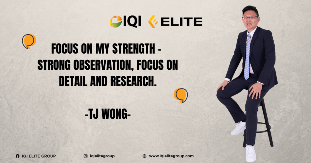 iqi elite group agent feature the life of tj wong as a real estate negotiator