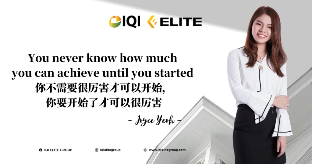 the life of joyce yeoh as a real estate negotiator